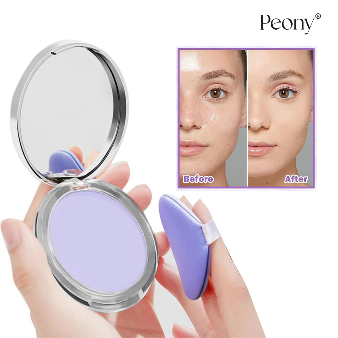 Peony Lavender Matte Gel Compact – Oil-Control Setting Compact