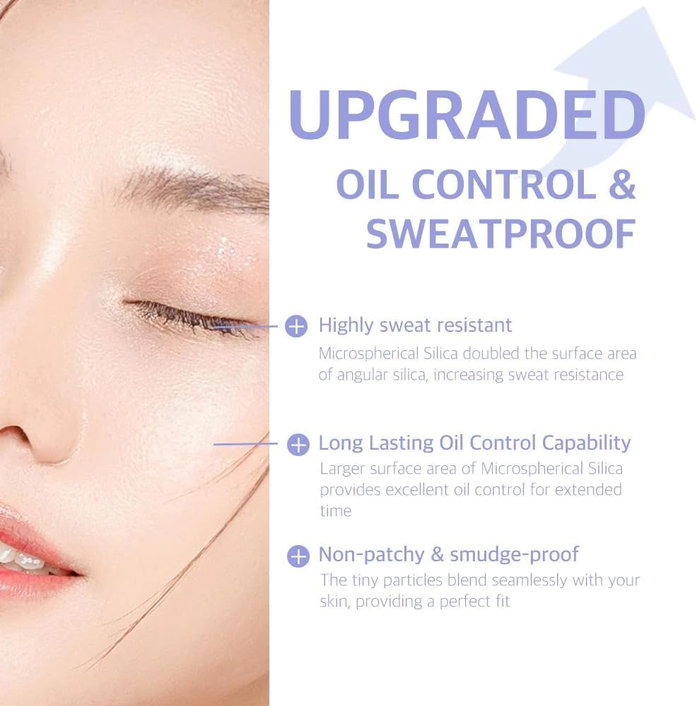 Peony Lavender Matte Gel Compact – Oil-Control Setting Compact