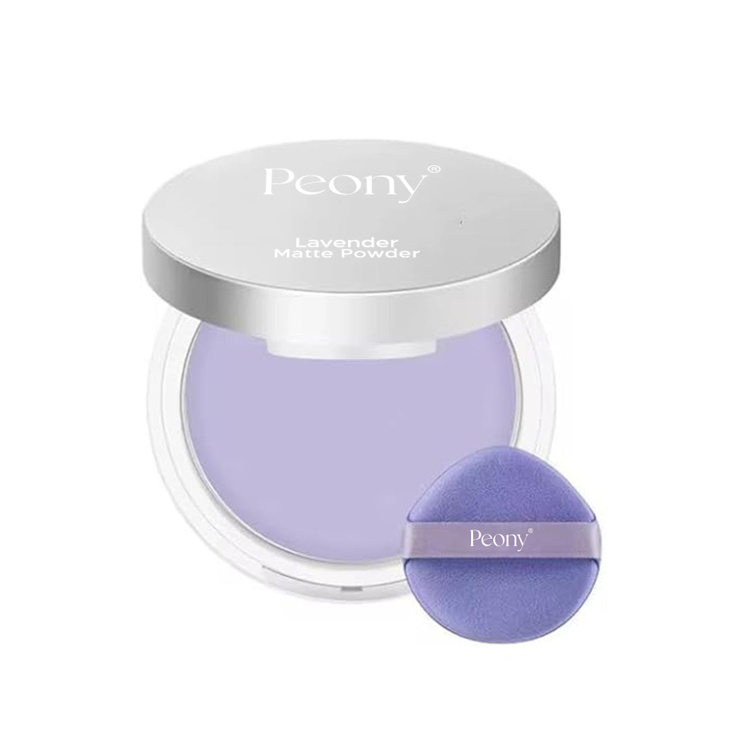 Peony Lavender Matte Gel Compact – Oil-Control Setting Compact