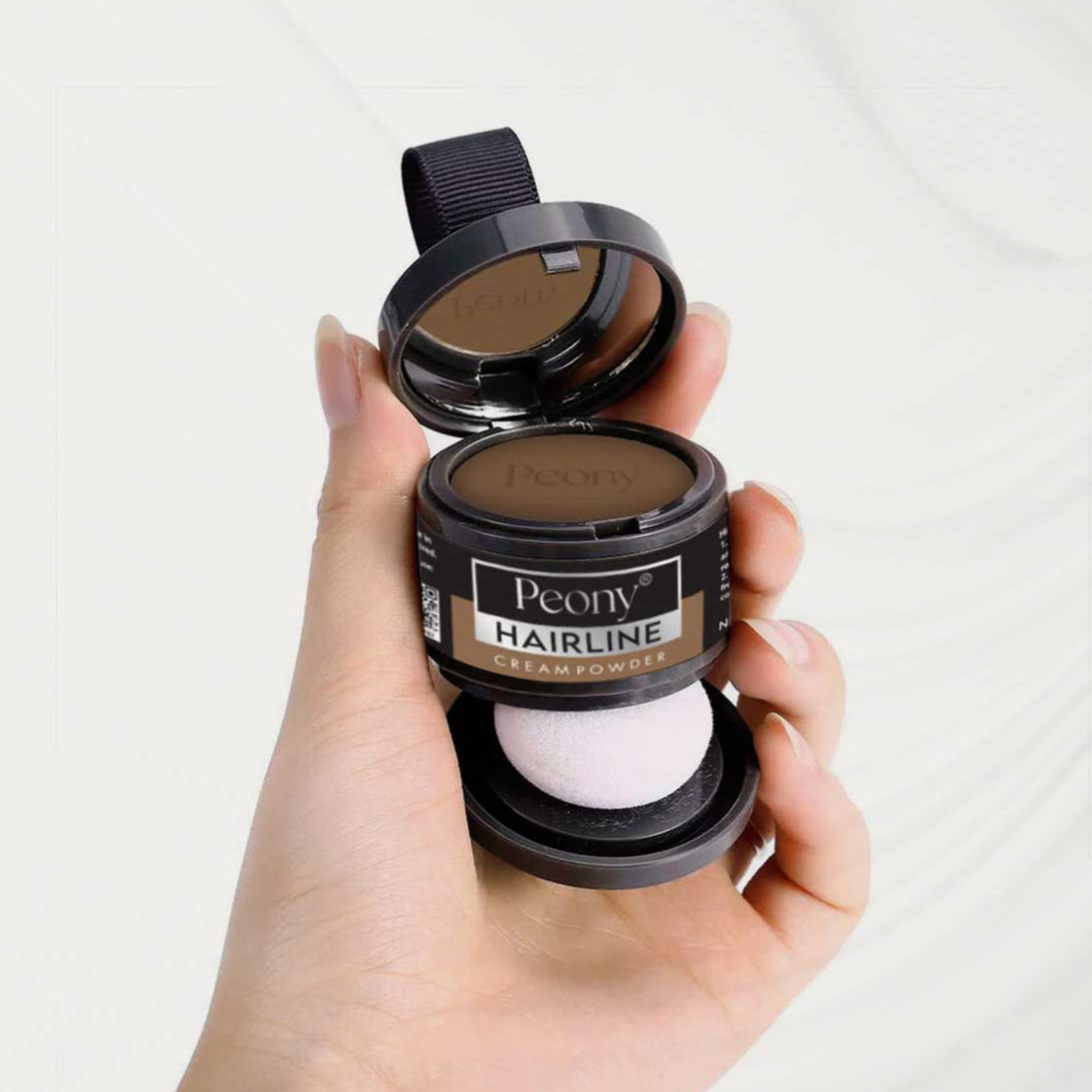 Peony Hairline Creamy Powder + Puff & Blending Brush